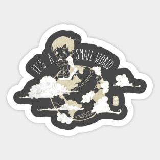 Small Sad World Sticker